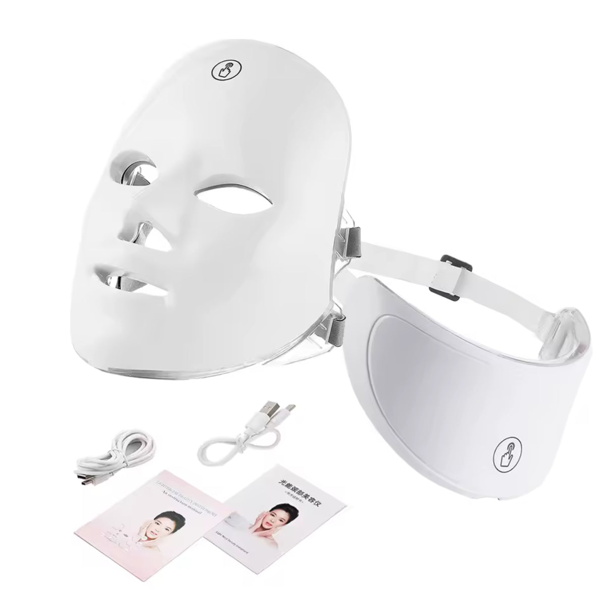 Face & Neck LED Beauty Massager – Skin Care Rejuvenation Device