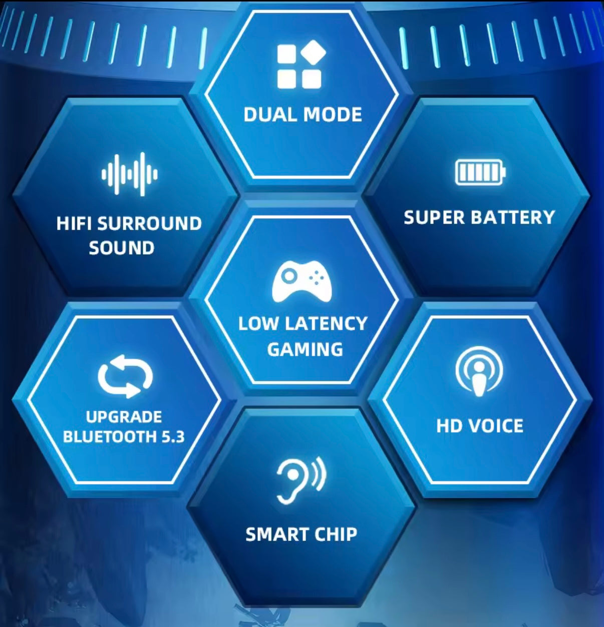 Lenovo GM2 Pro Gaming Earbuds – Bluetooth 5.3 Wireless Headset with Dual Mode, Noise Reduction & HD Mic