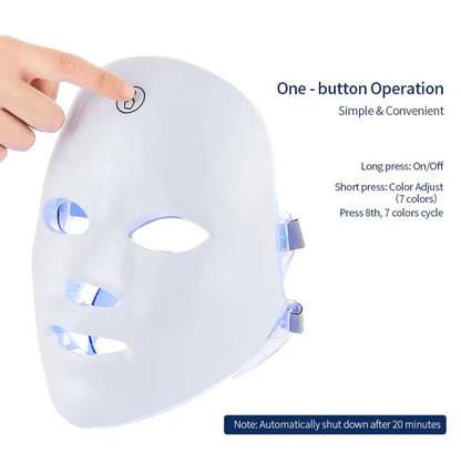 Face & Neck LED Beauty Massager – Skin Care Rejuvenation Device