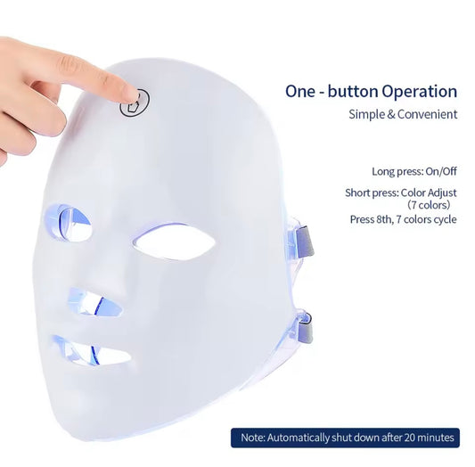 Face & Neck LED Beauty Massager – Skin Care Rejuvenation Device